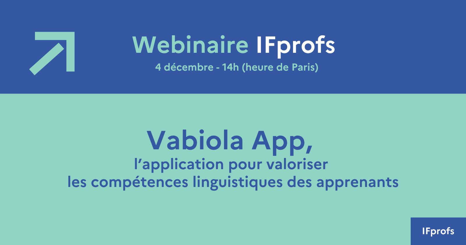 Rediff' Webinaire : Vabiola App, l'appli pour valoriser les compétences linguistiques des élèves