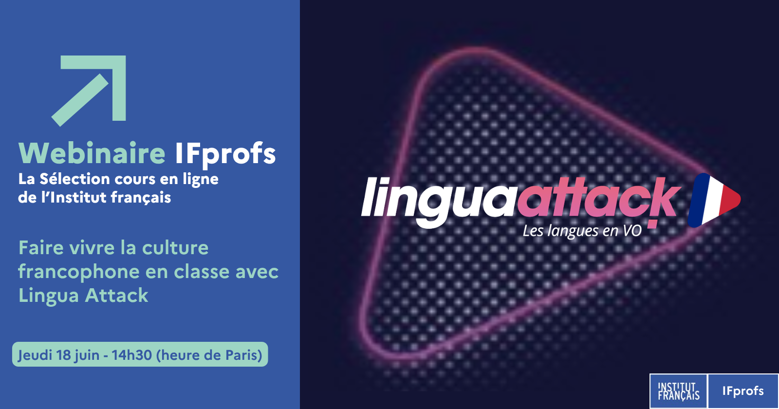 Rediff' webinaire : Faire vivre la culture francophone en classe avec Lingua Attack