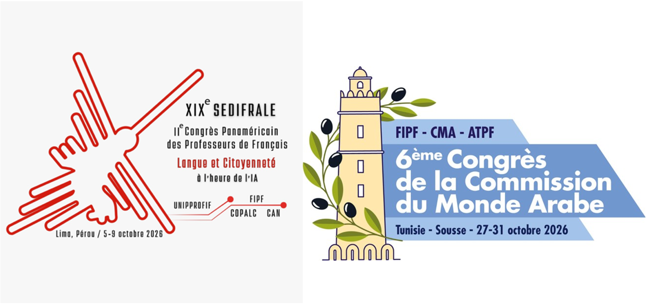 2 congrès de la FIPF en octobre