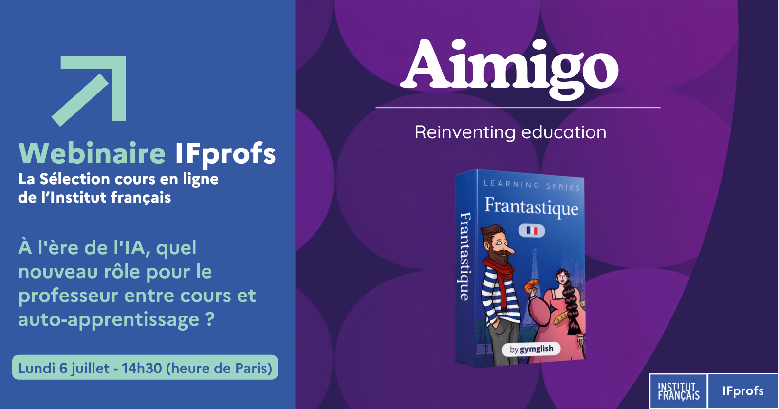 Rediff' webinaire : À l'ère de l'IA, quel nouveau rôle pour le professeur ? Les astuces d'Aimigo